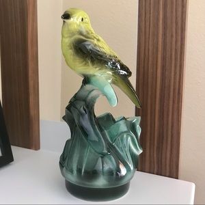 Mid Century Yellow Bird Planter